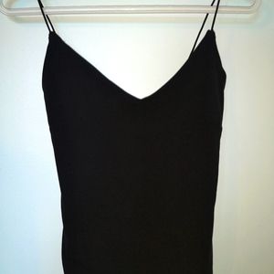 Black Camisole with Spaghetti Straps
